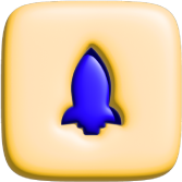 bouton fusée